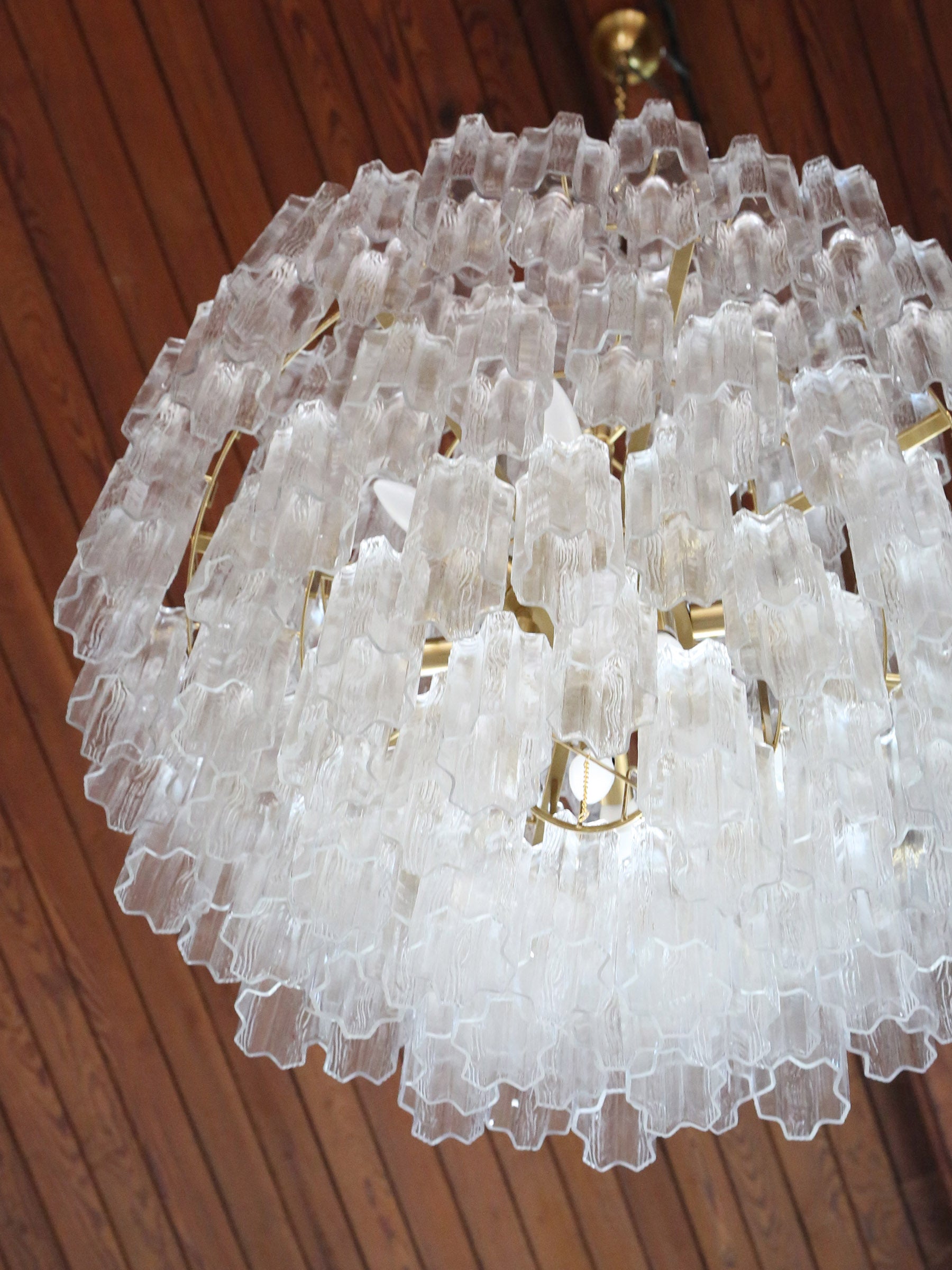 Nocturne Cascading Glass Chandelier