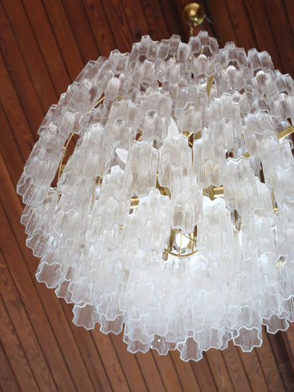 Nocturne Cascading Glass Chandelier