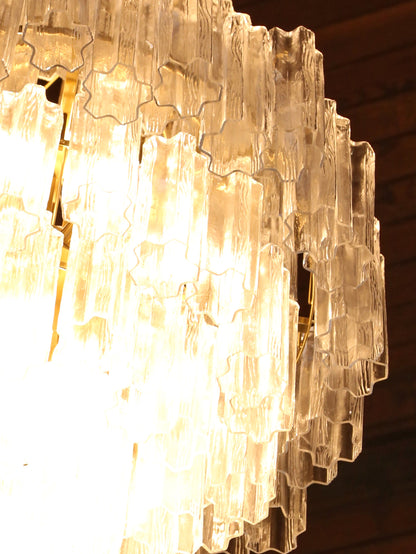 Nocturne Cascading Glass Chandelier