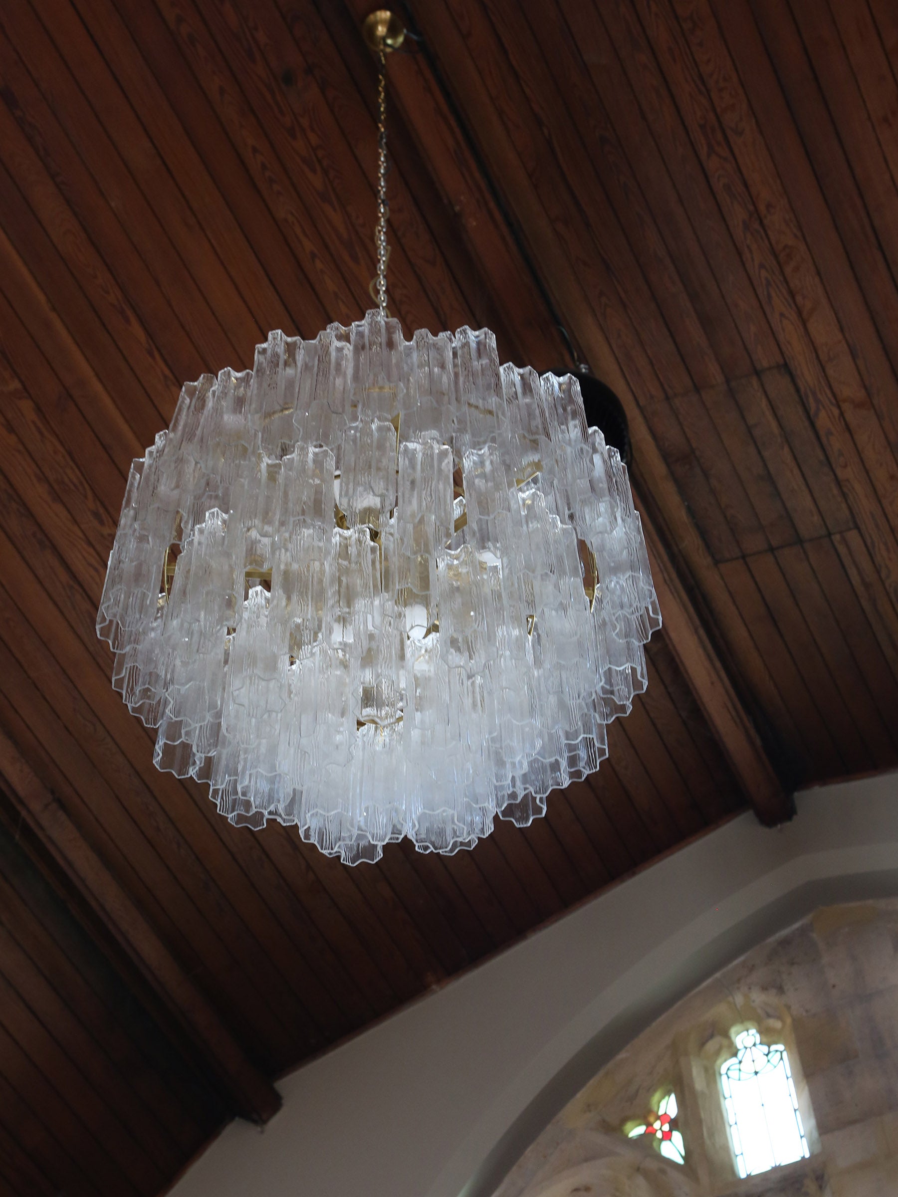 Nocturne Cascading Glass Chandelier