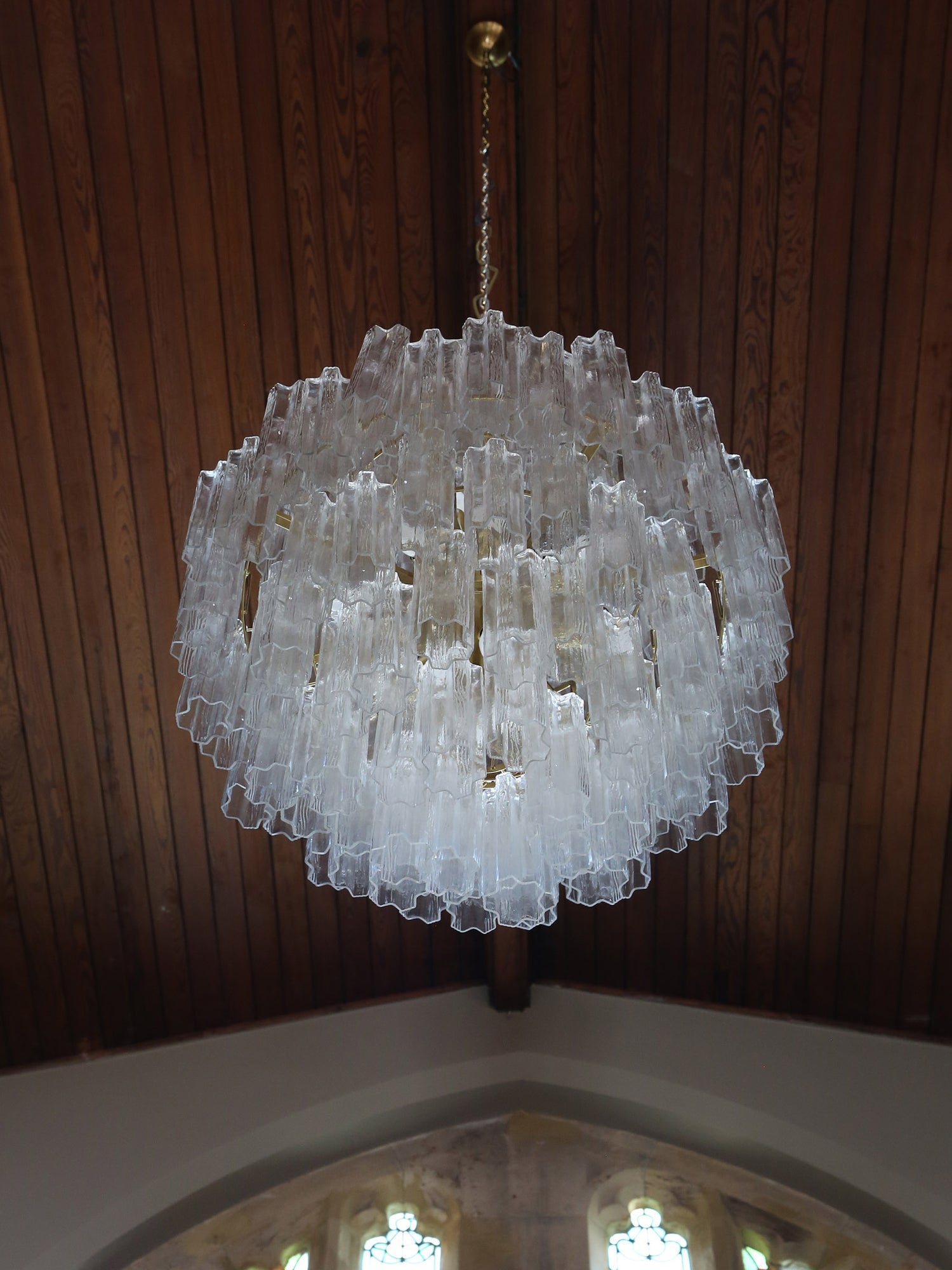 Nocturne Cascading Glass Chandelier