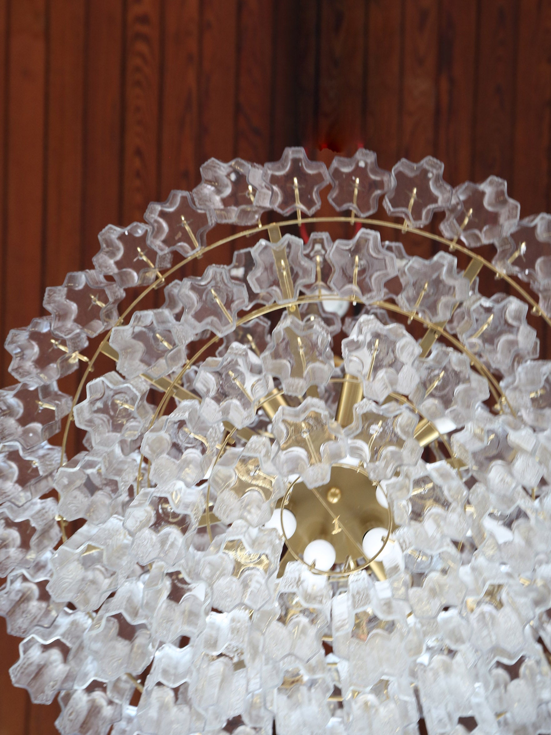 Nocturne Cascading Glass Chandelier