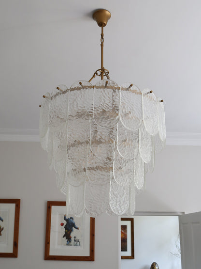 Cascara Hammered Glass Pendant Light