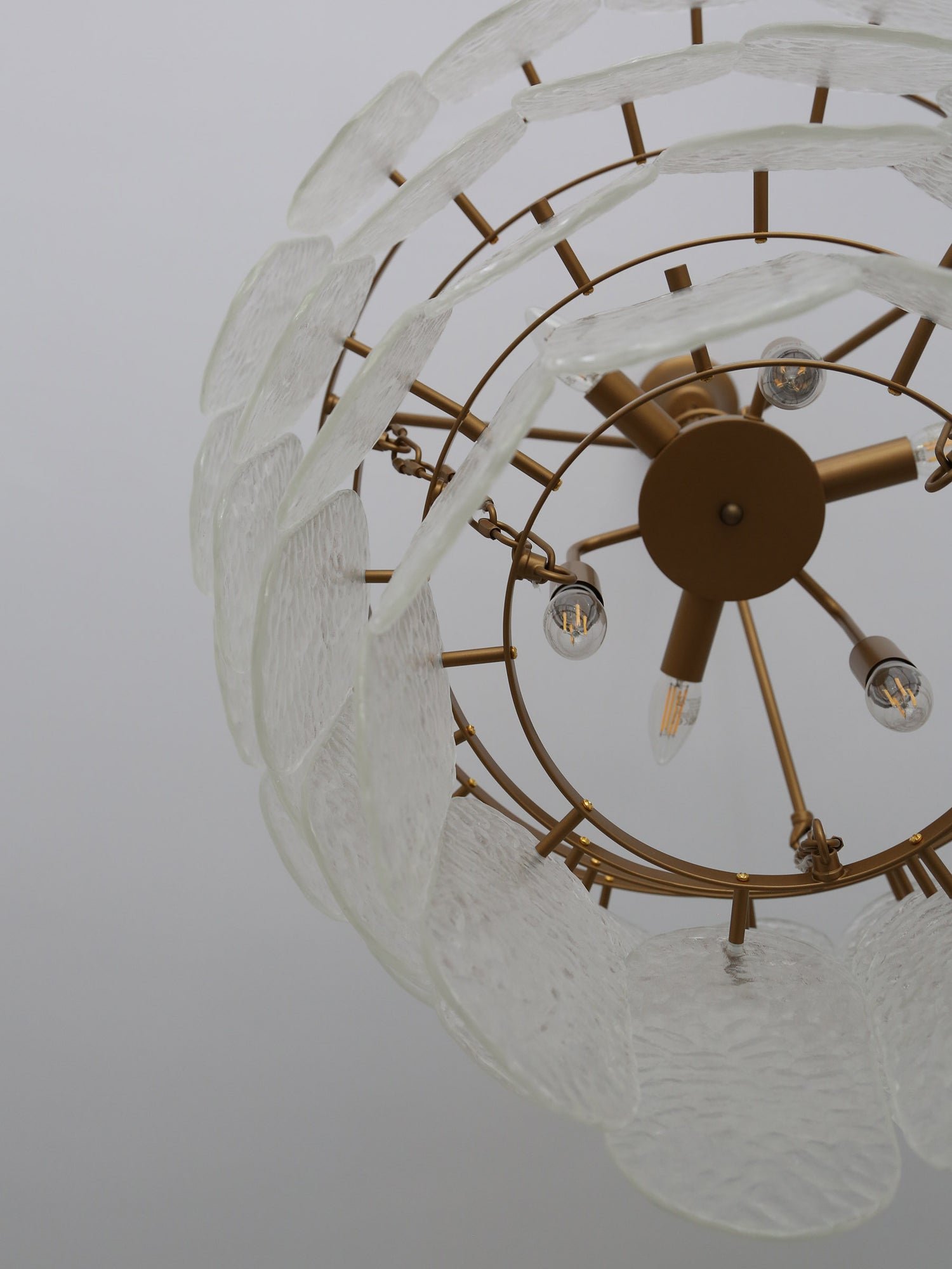 Cascara Hammered Glass Pendant Light