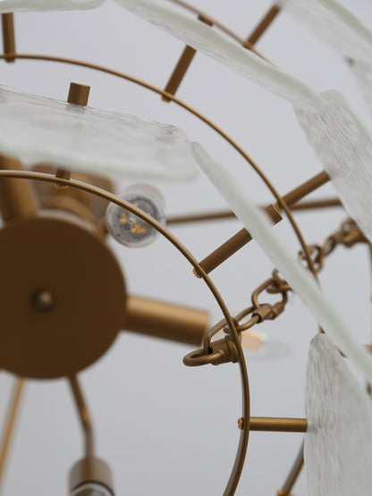 Cascara Hammered Glass Pendant Light