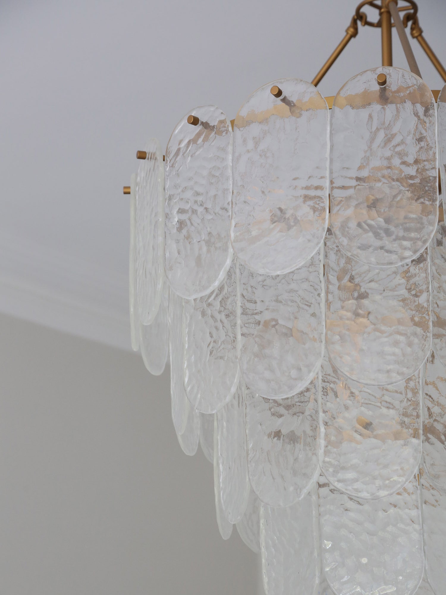 Cascara Hammered Glass Pendant Light