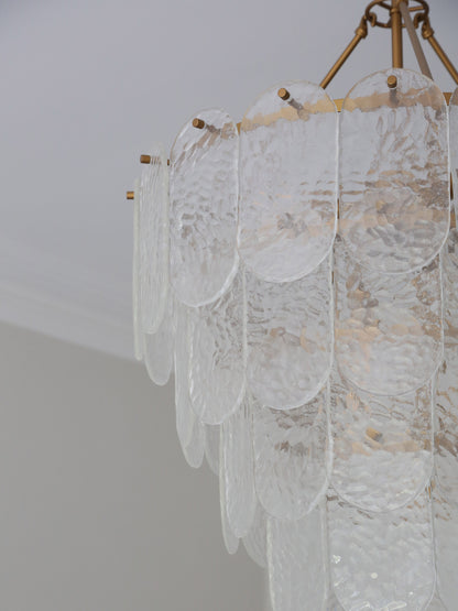 Cascara Hammered Glass Pendant Light