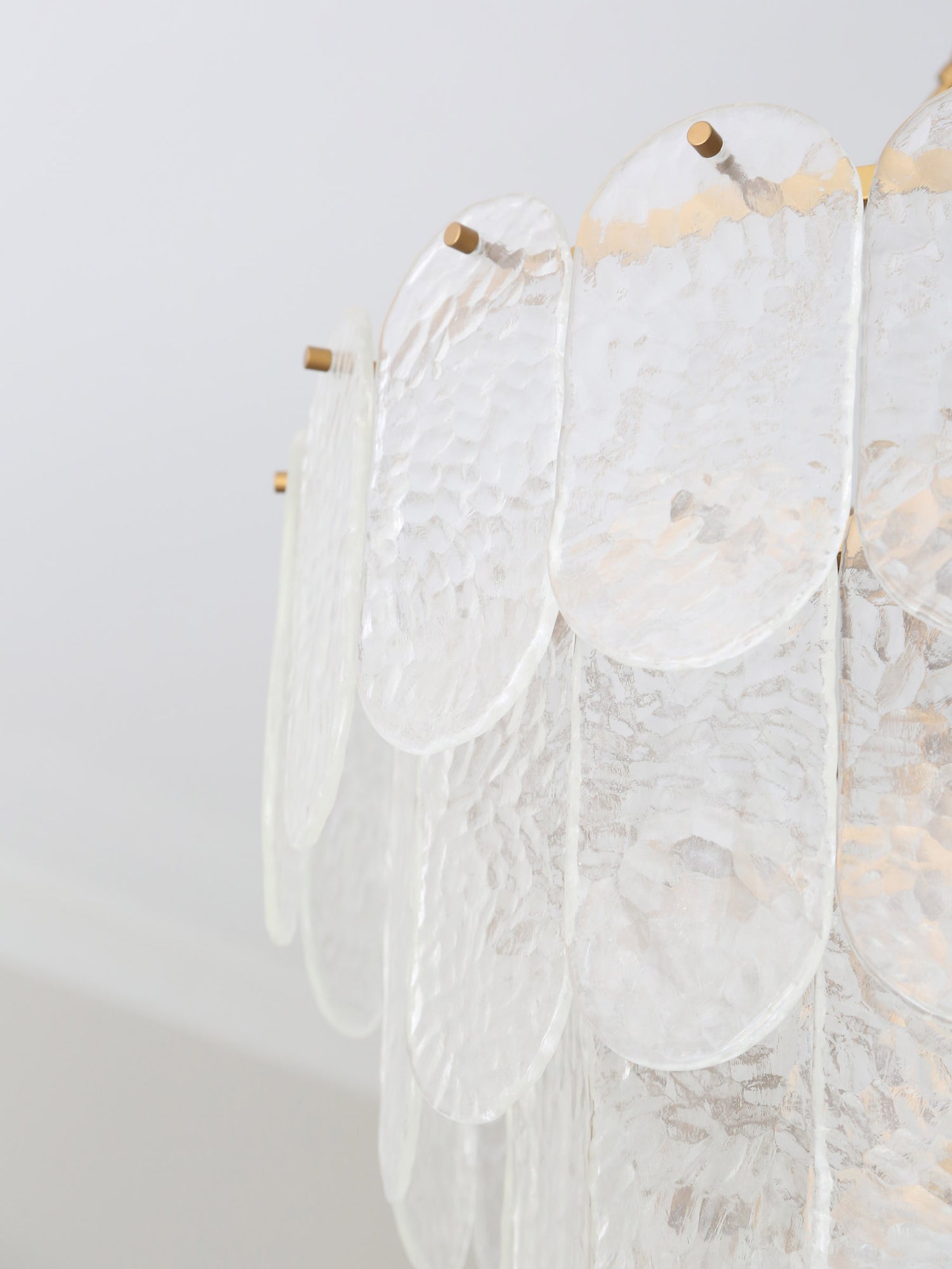 Cascara Hammered Glass Pendant Light