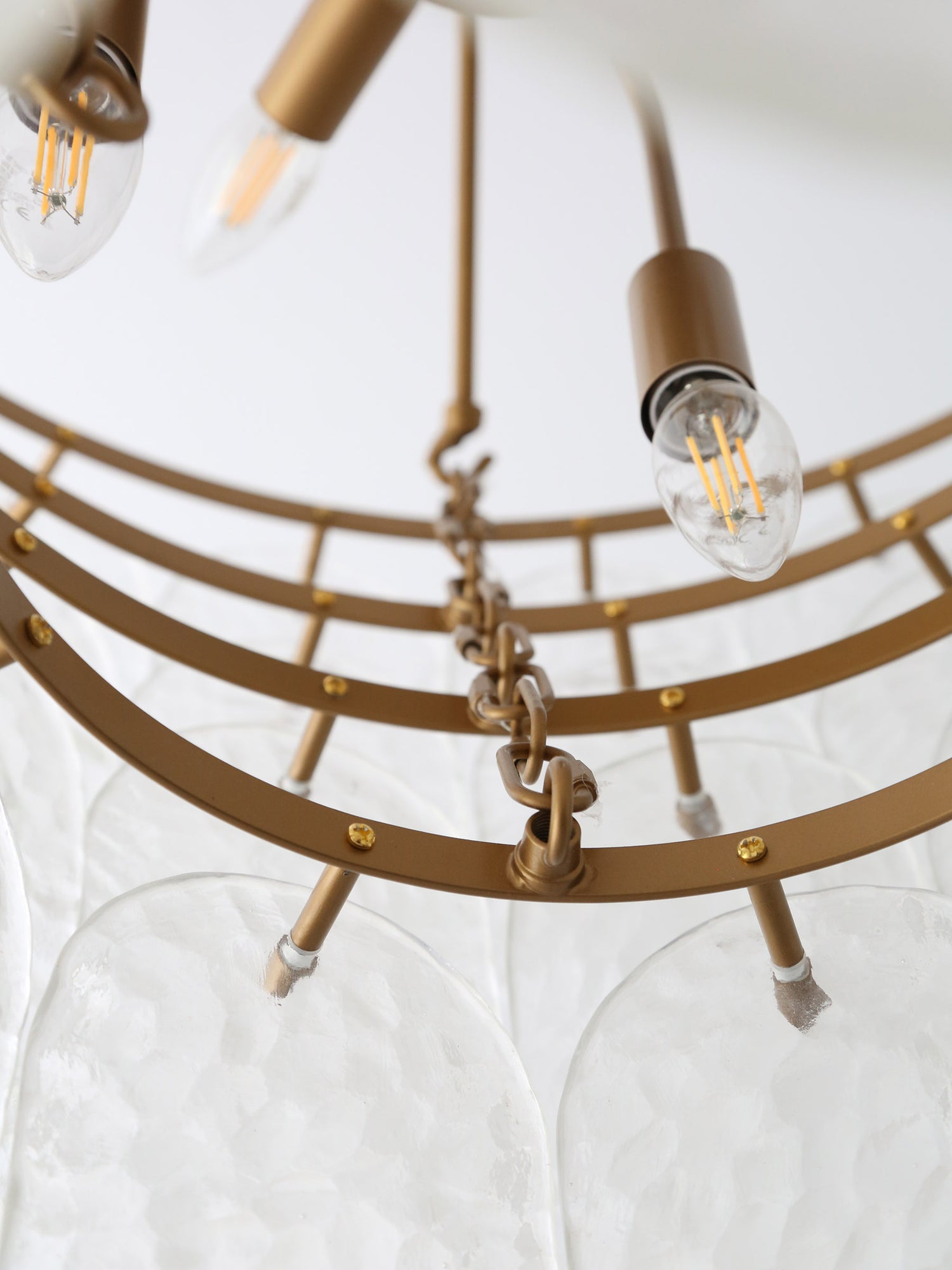 Cascara Hammered Glass Pendant Light