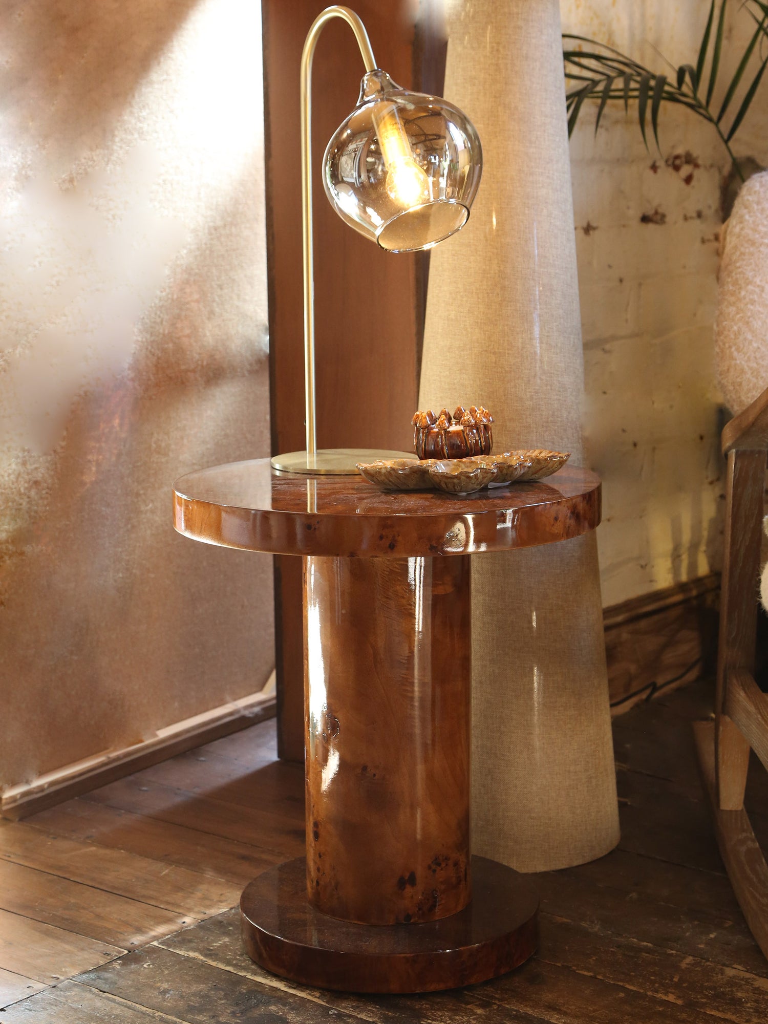 Quinn Side Table - Walnut