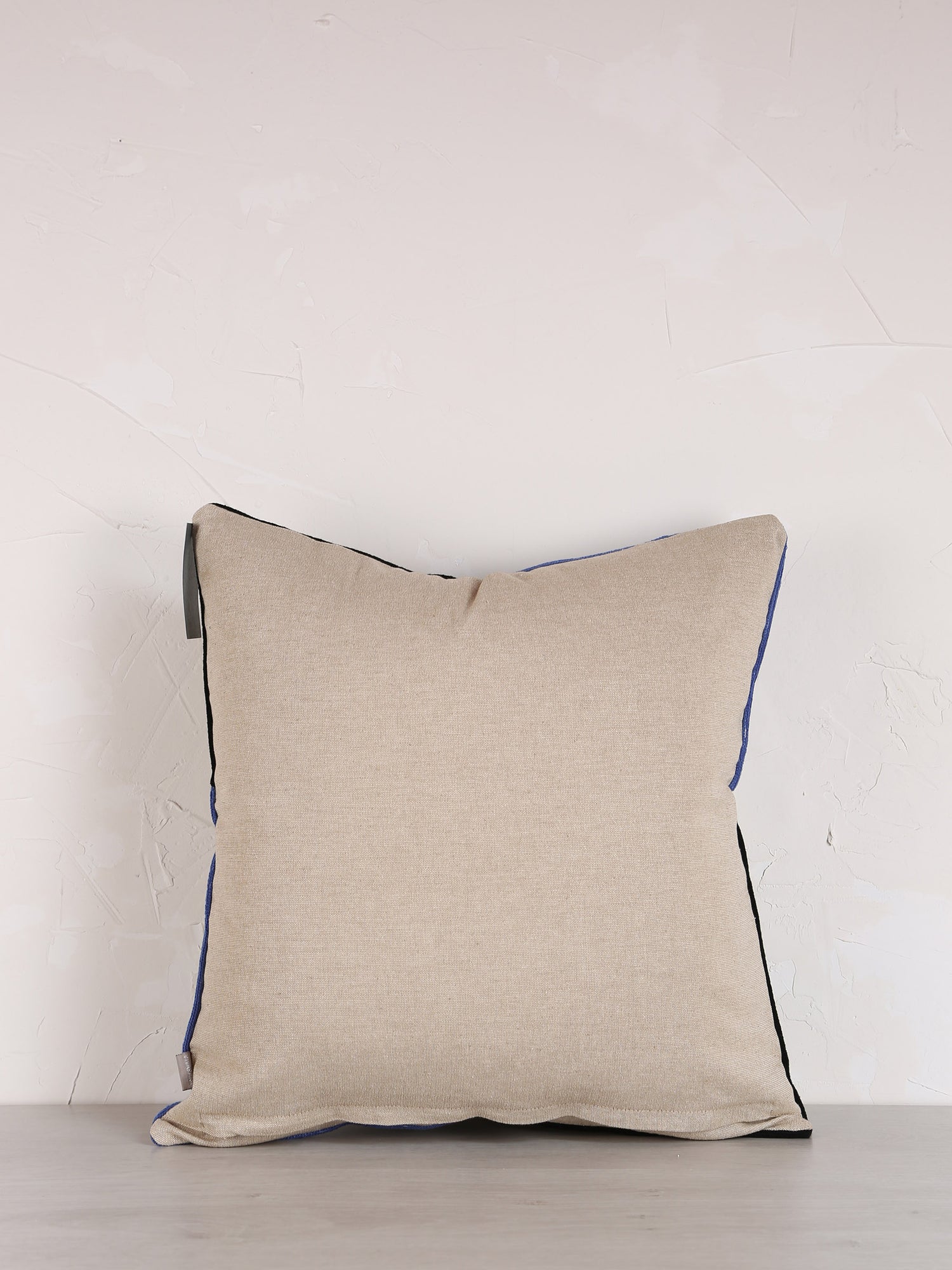 Jason Geometric Embroidered Cushion - Cedre Green - 45x45cm