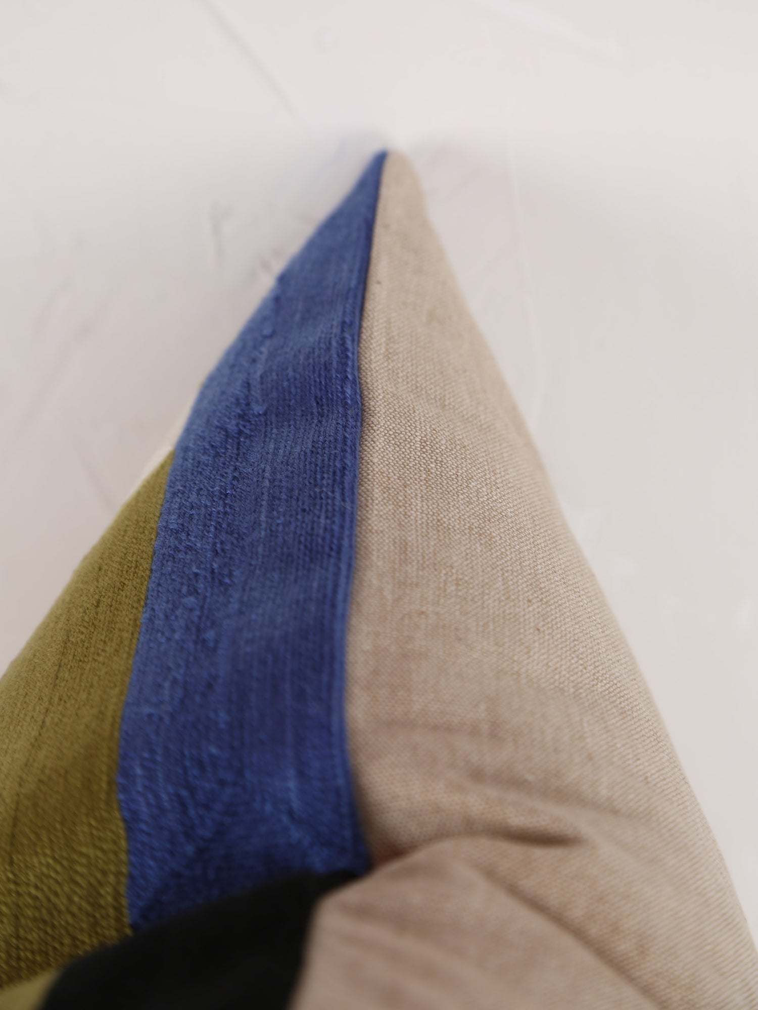 Jason Geometric Embroidered Cushion - Cedre Green - 45x45cm