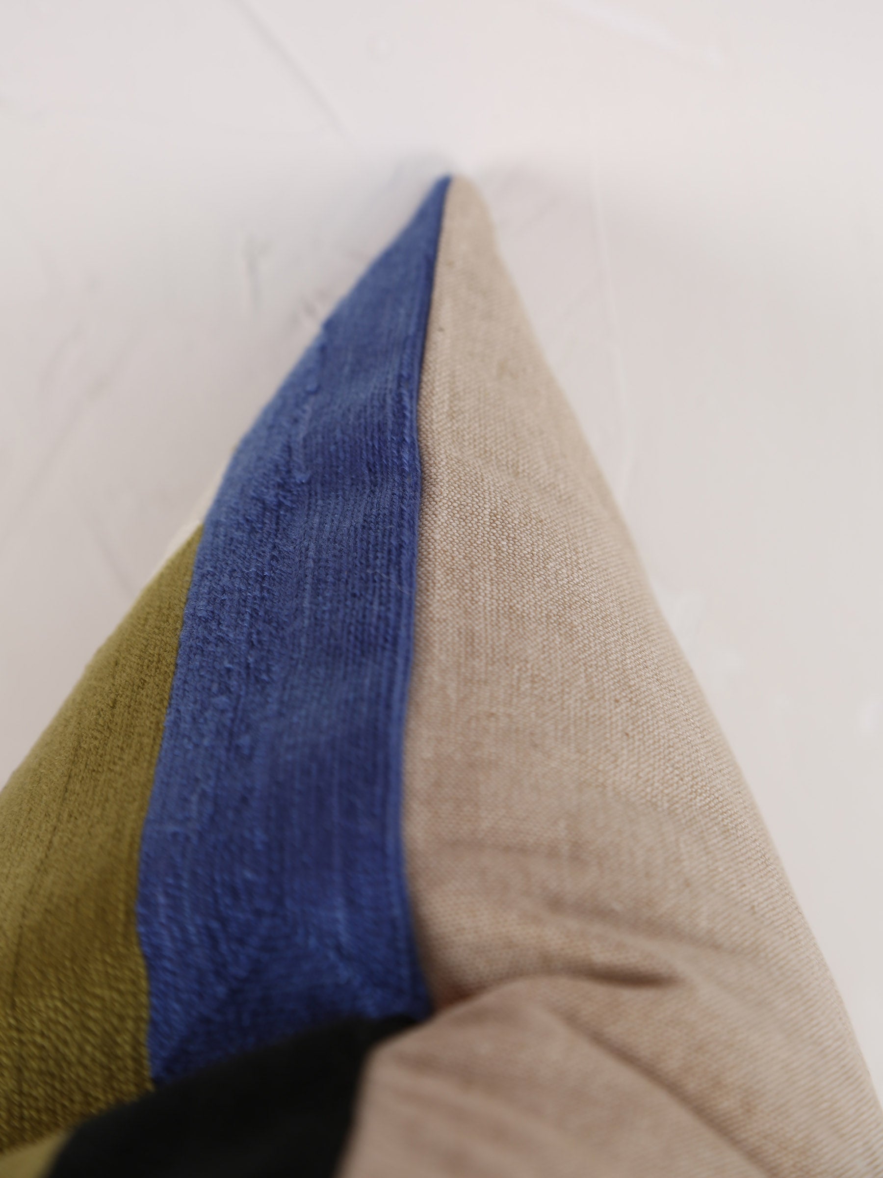 Jason Geometric Embroidered Cushion - Cedre Green - 45x45cm