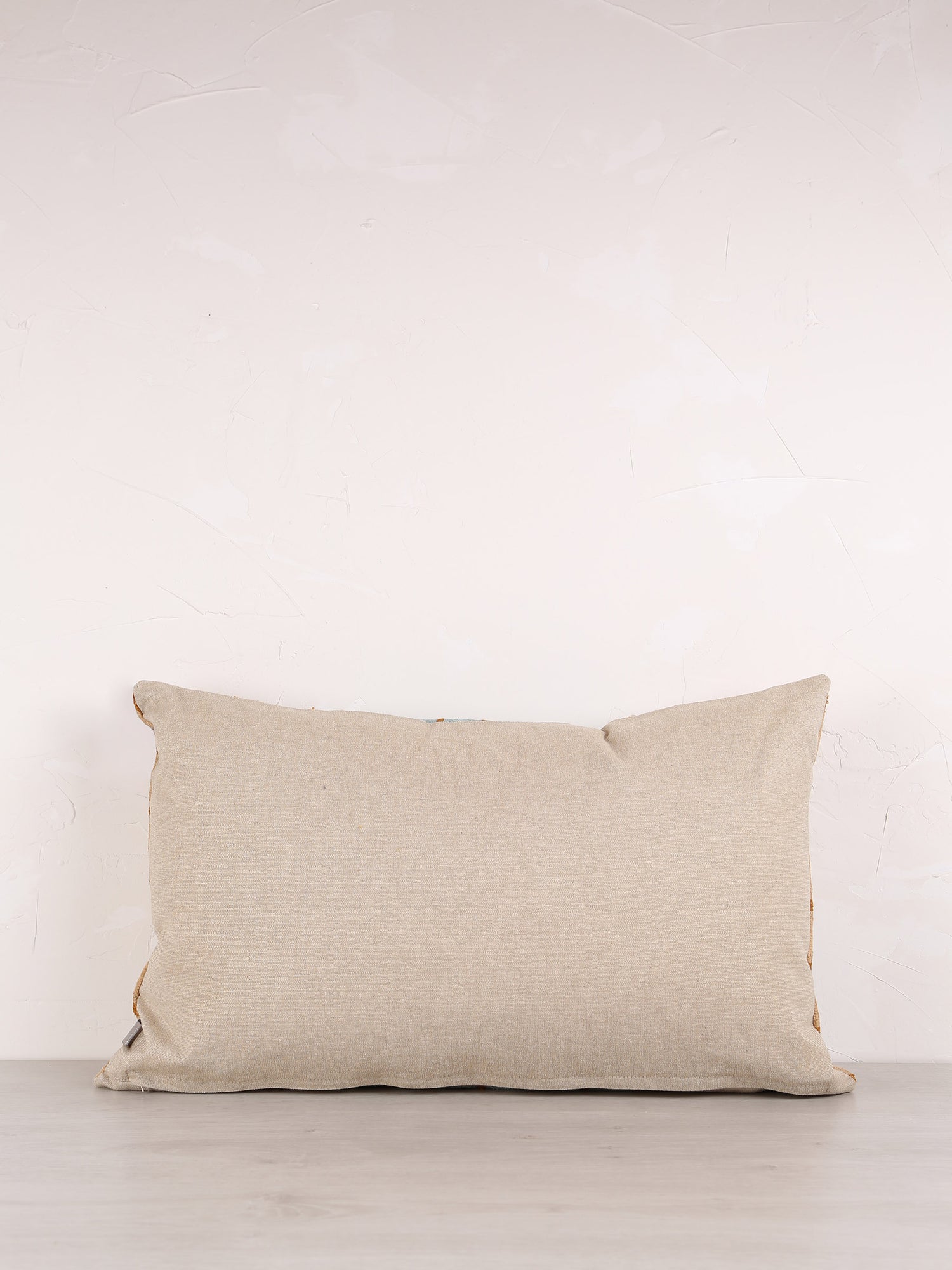 Zeno Organic Embroidered Cushion - Warm Tones - 40x65cm