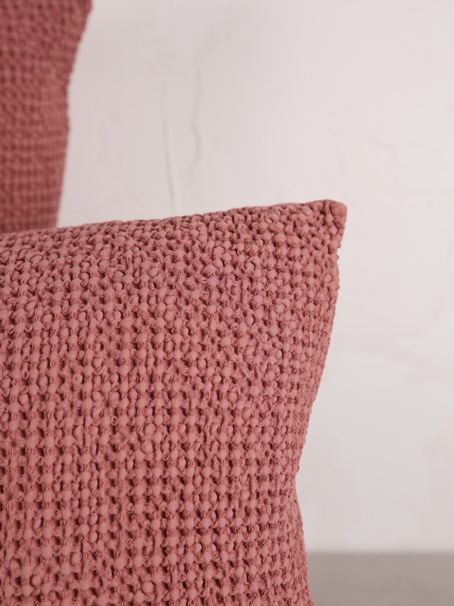 Maia Recycled Cotton Cushion - Terracotta - 2 Sizes Available