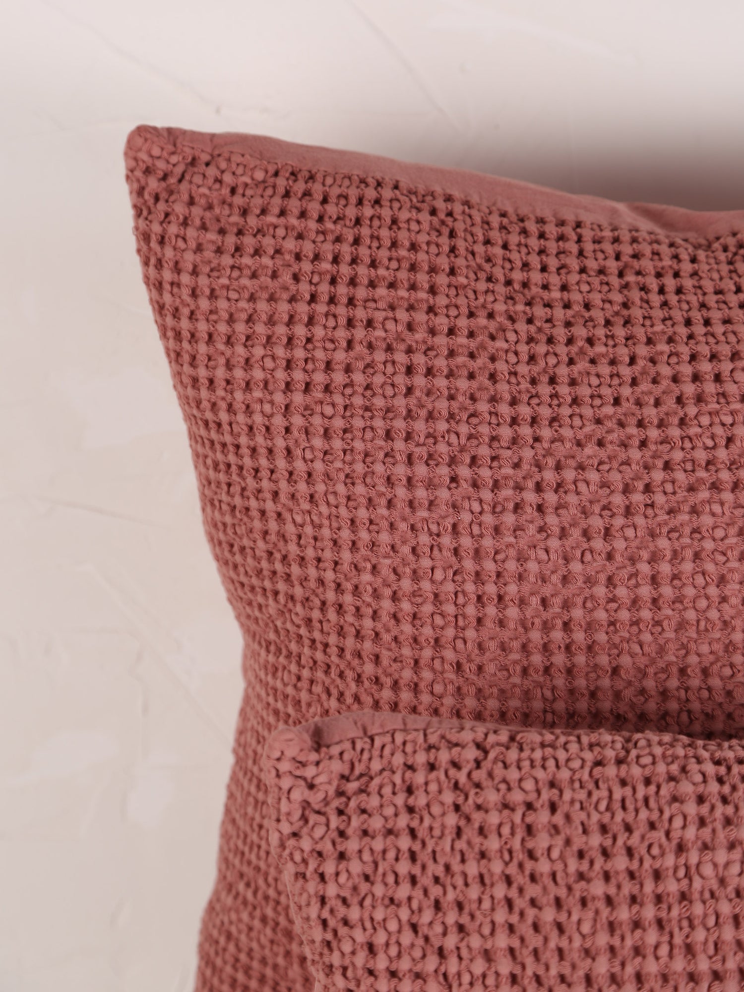 Maia Recycled Cotton Cushion - Terracotta - 2 Sizes Available
