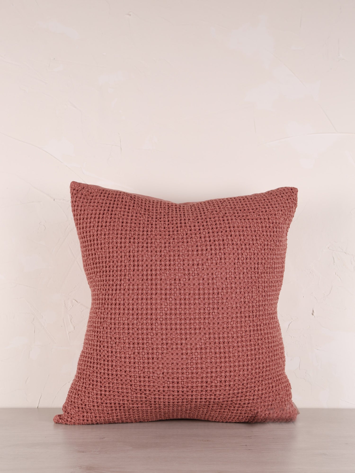 Maia Recycled Cotton Cushion - Terracotta - 2 Sizes Available