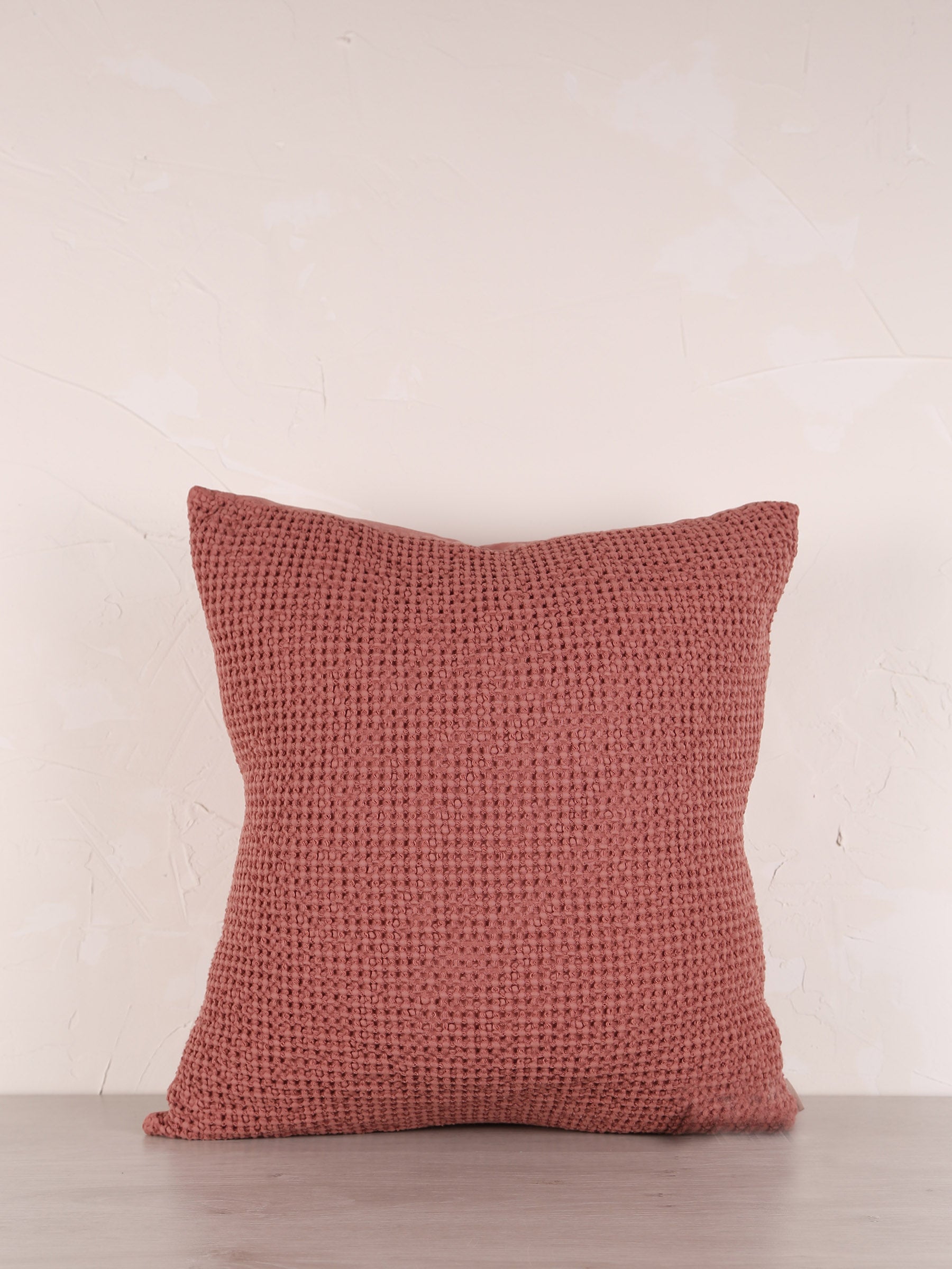 Maia Recycled Cotton Cushion - Terracotta - 2 Sizes Available