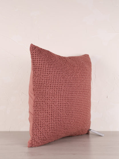 Maia Recycled Cotton Cushion - Terracotta - 2 Sizes Available