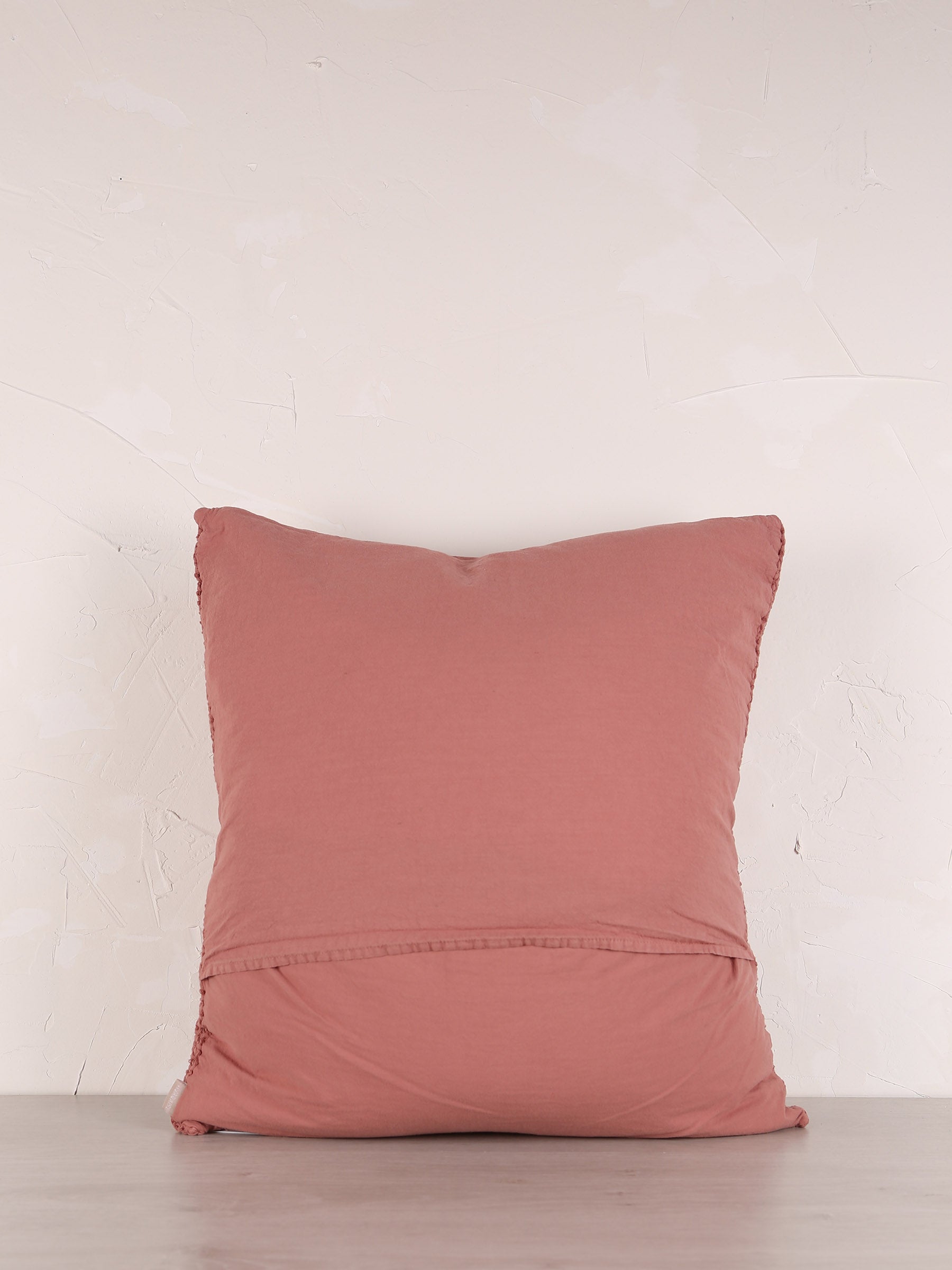 Maia Recycled Cotton Cushion - Terracotta - 2 Sizes Available