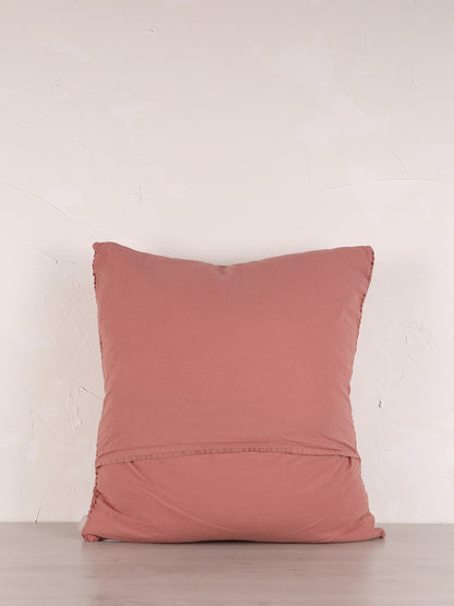 Maia Recycled Cotton Cushion - Terracotta - 2 Sizes Available