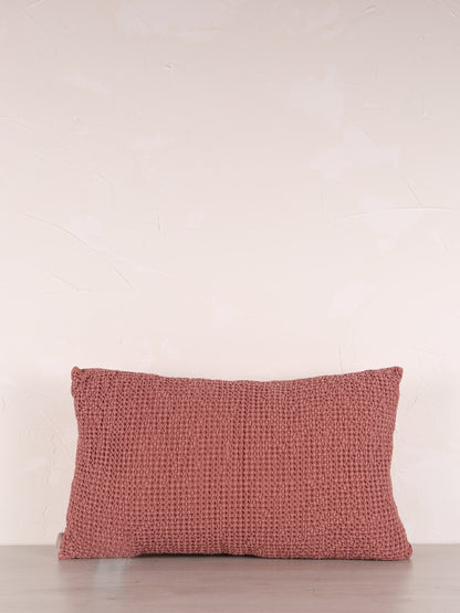 Maia Recycled Cotton Cushion - Terracotta - 2 Sizes Available