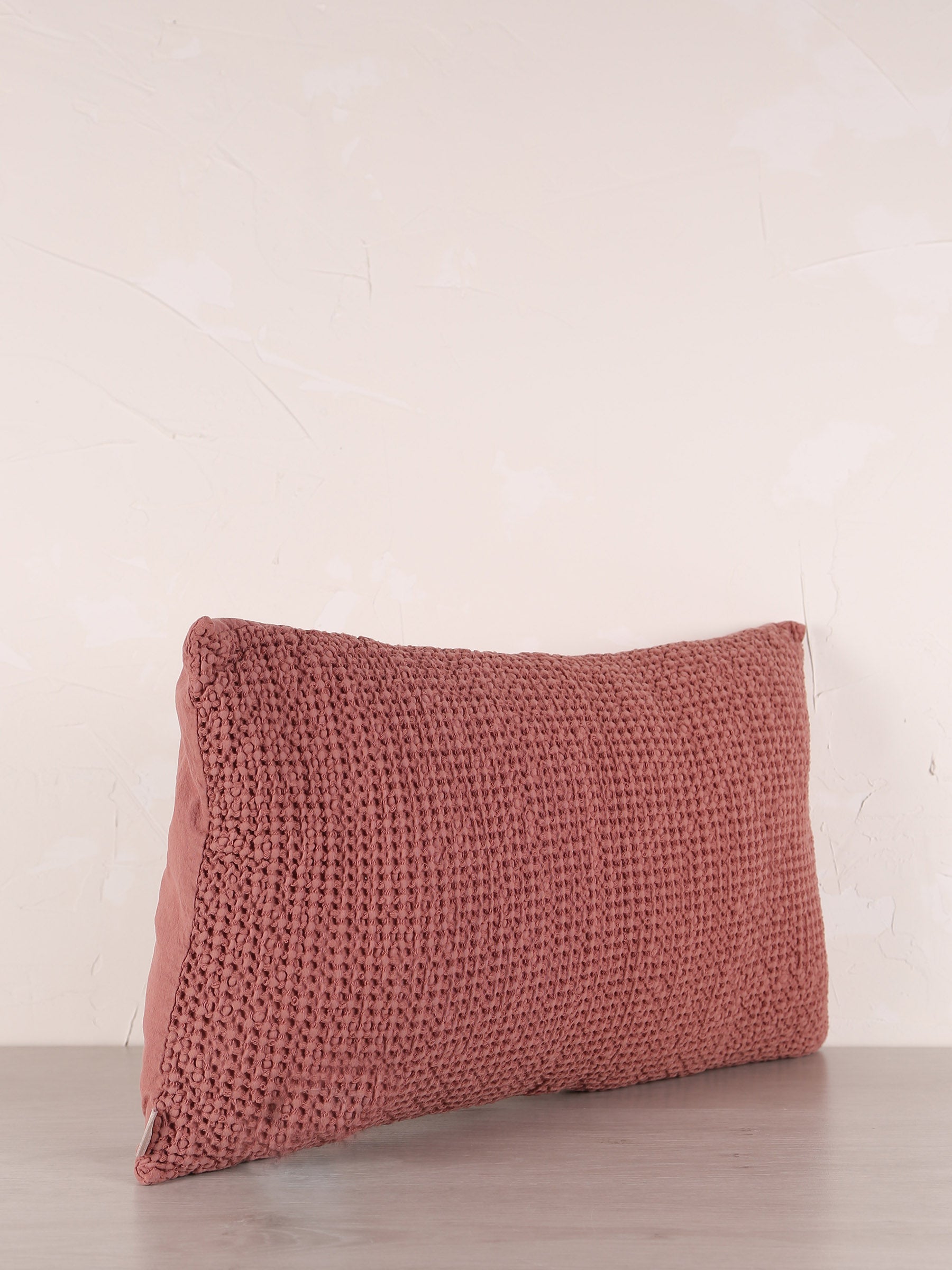 Maia Recycled Cotton Cushion - Terracotta - 2 Sizes Available