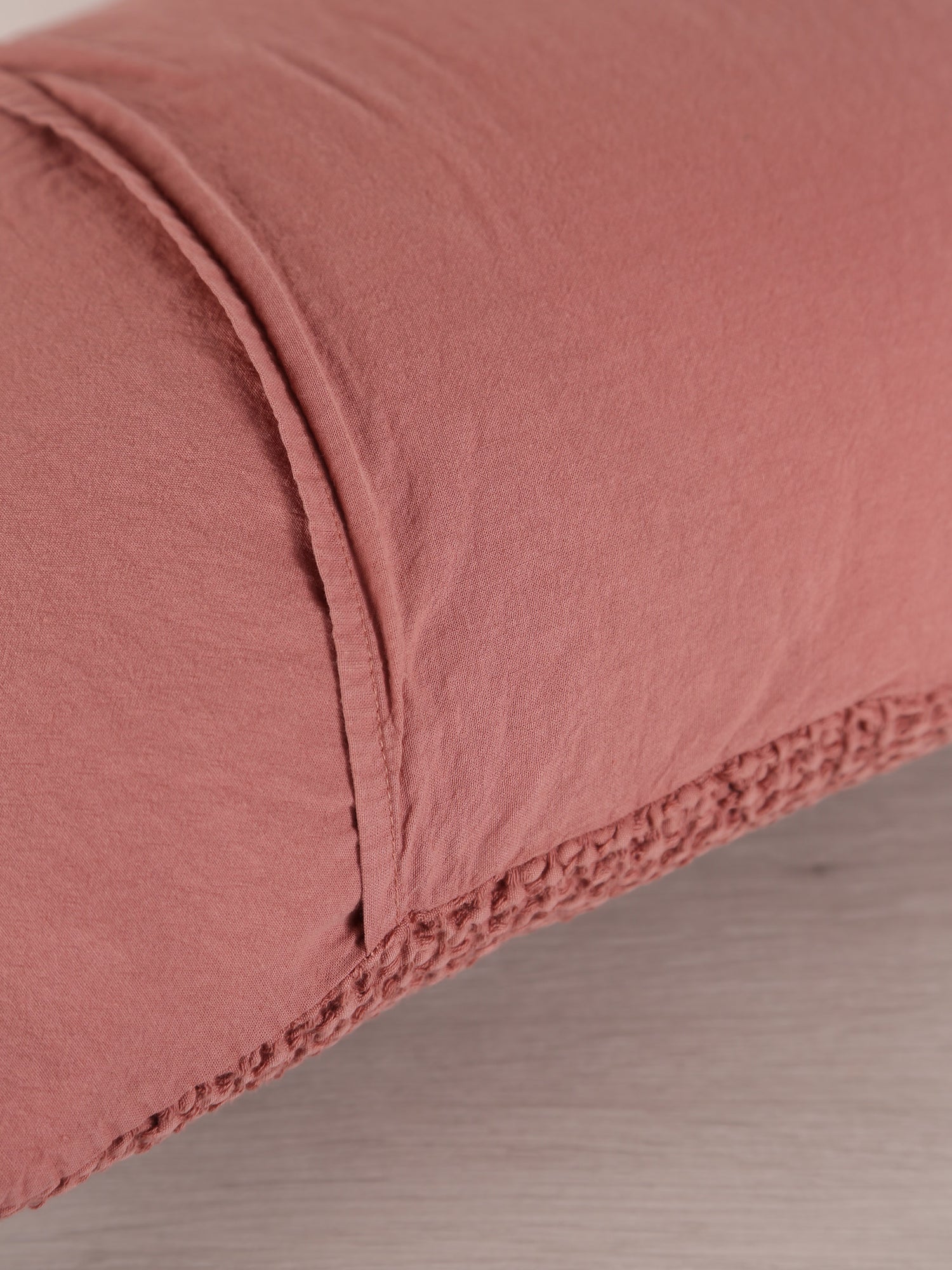 Maia Recycled Cotton Cushion - Terracotta - 2 Sizes Available