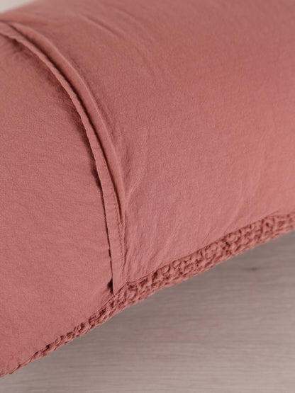 Maia Recycled Cotton Cushion - Terracotta - 2 Sizes Available