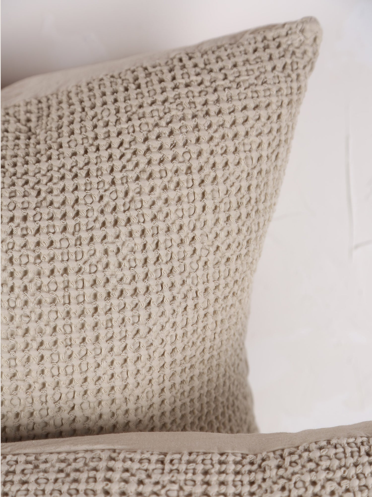 Maia Recycled Cotton Cushion - Lin - 2 Sizes Available