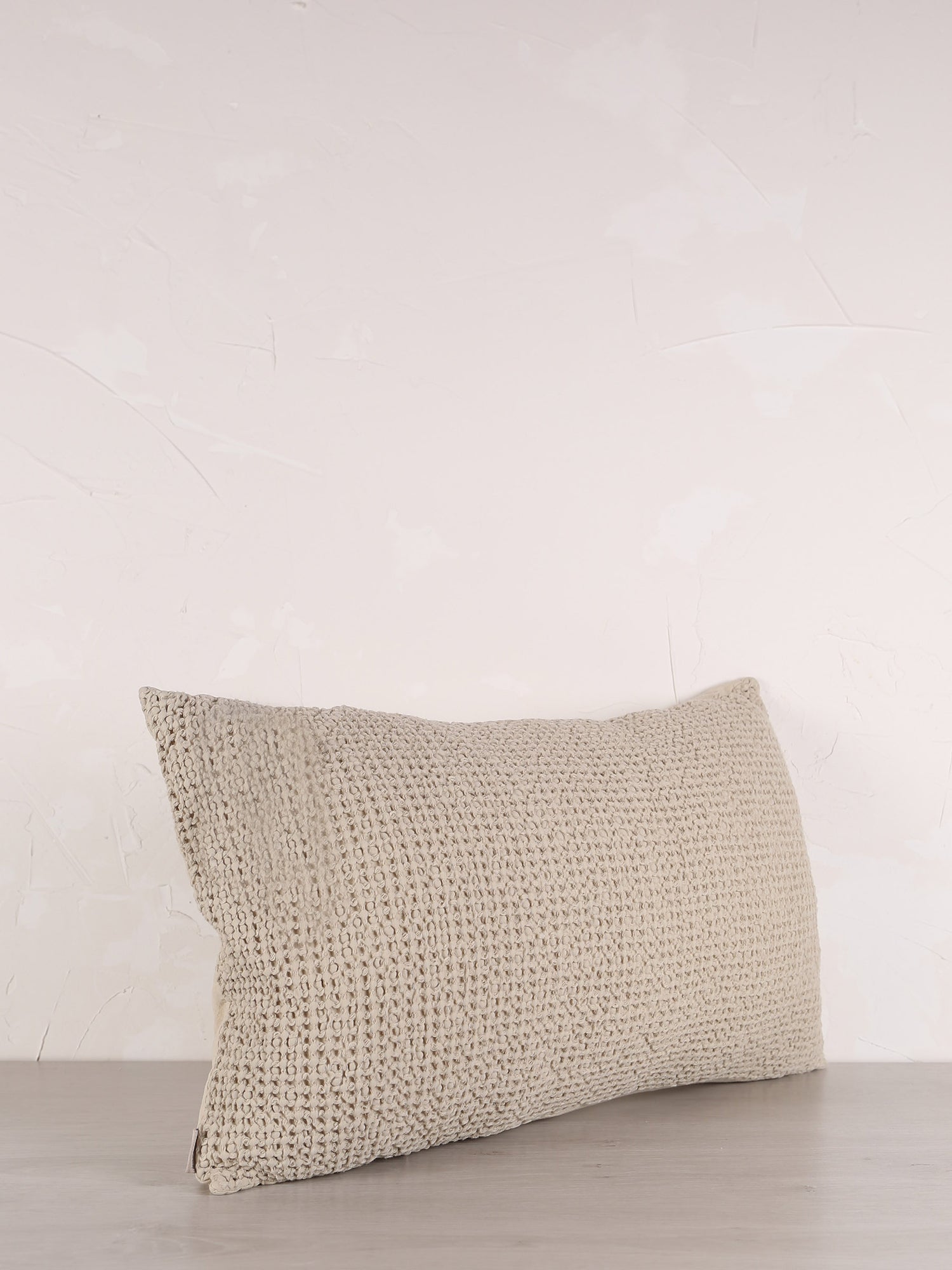 Maia Recycled Cotton Cushion - Lin - 2 Sizes Available