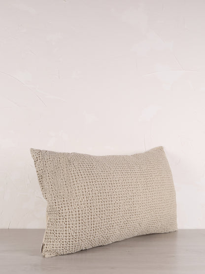 Maia Recycled Cotton Cushion - Lin - 2 Sizes Available
