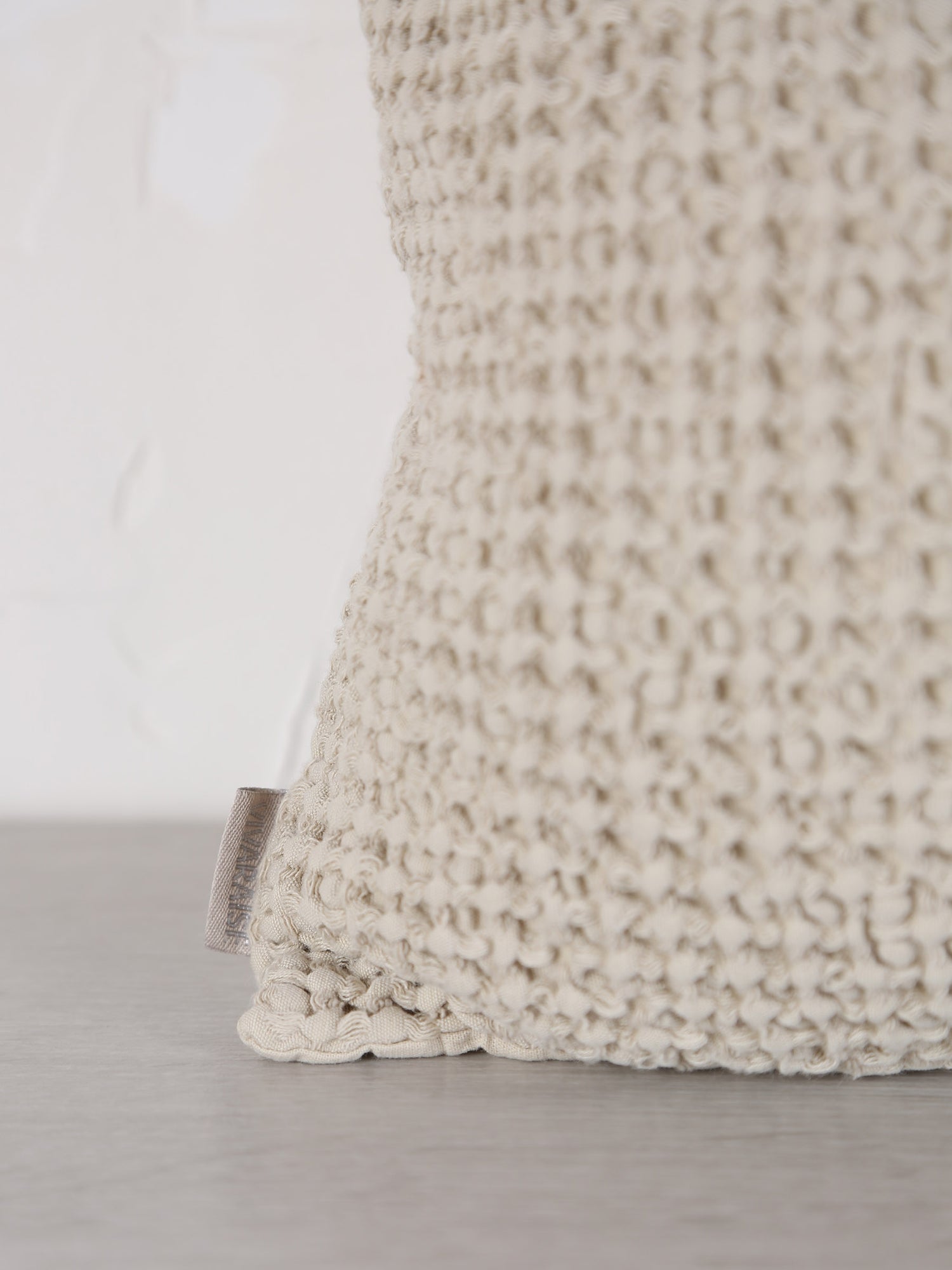 Maia Recycled Cotton Cushion - Lin - 2 Sizes Available