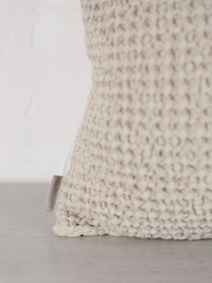 Maia Recycled Cotton Cushion - Lin - 2 Sizes Available