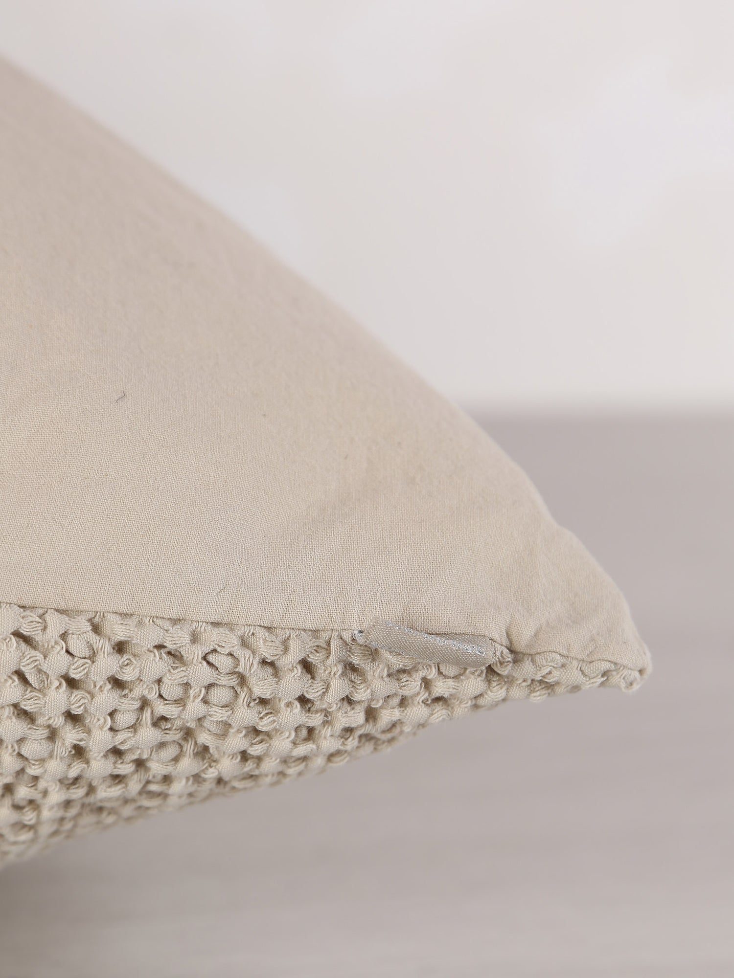Maia Recycled Cotton Cushion - Lin - 2 Sizes Available