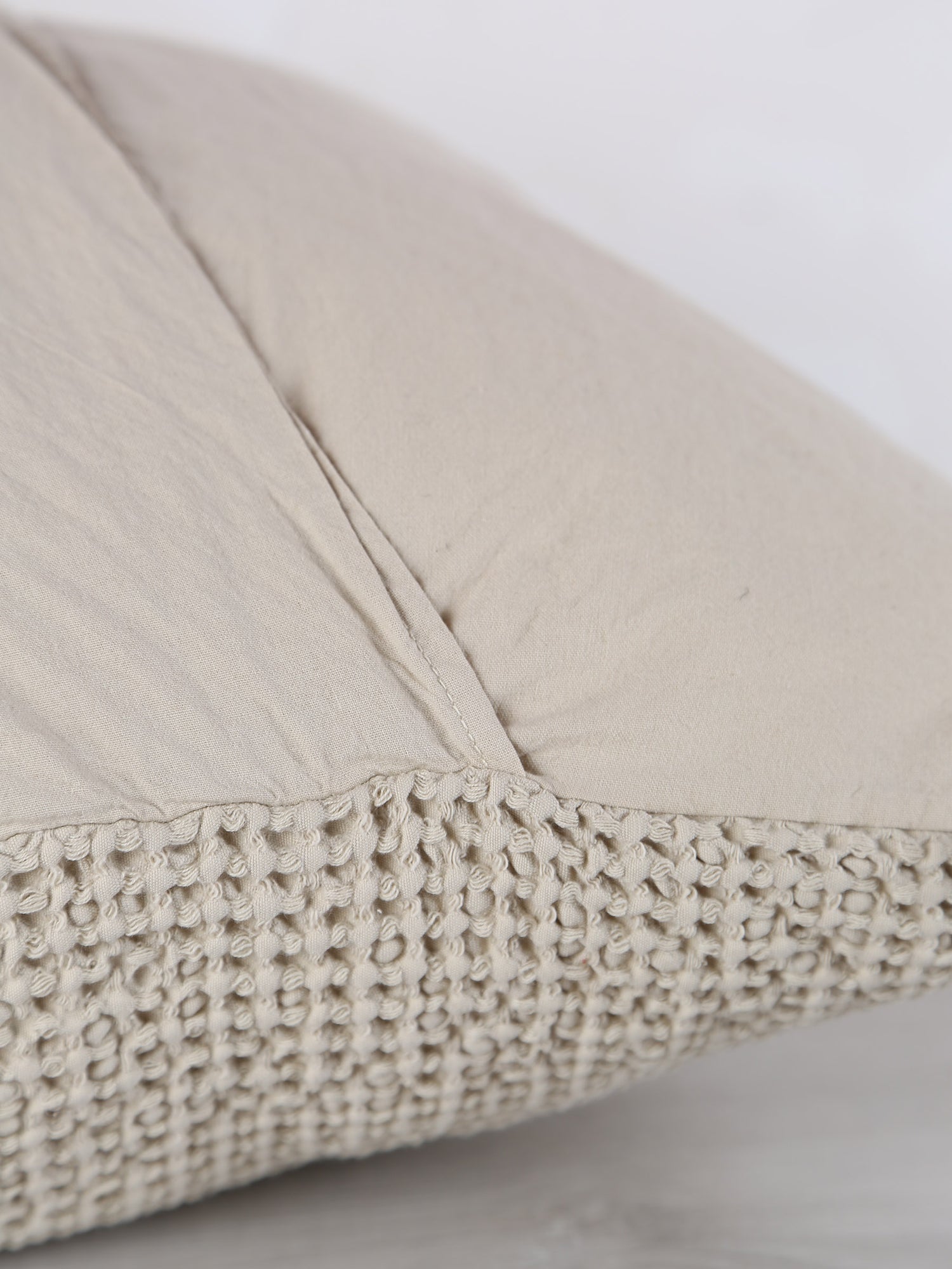 Maia Recycled Cotton Cushion - Lin - 2 Sizes Available