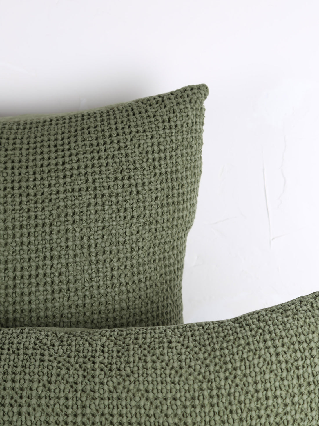 Maia Recycled Cotton Cushion - Eucalyptus - 2 Sizes Available