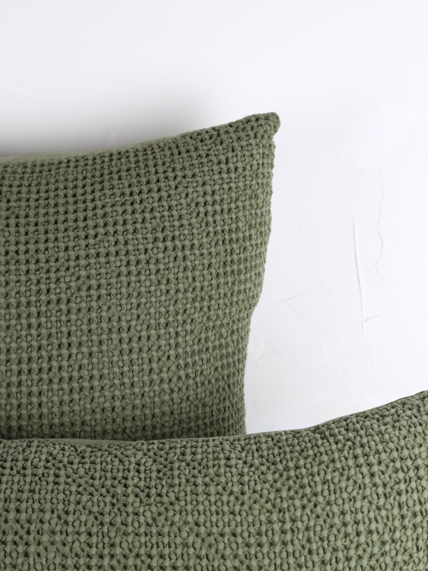 Maia Recycled Cotton Cushion - Eucalyptus - 2 Sizes Available