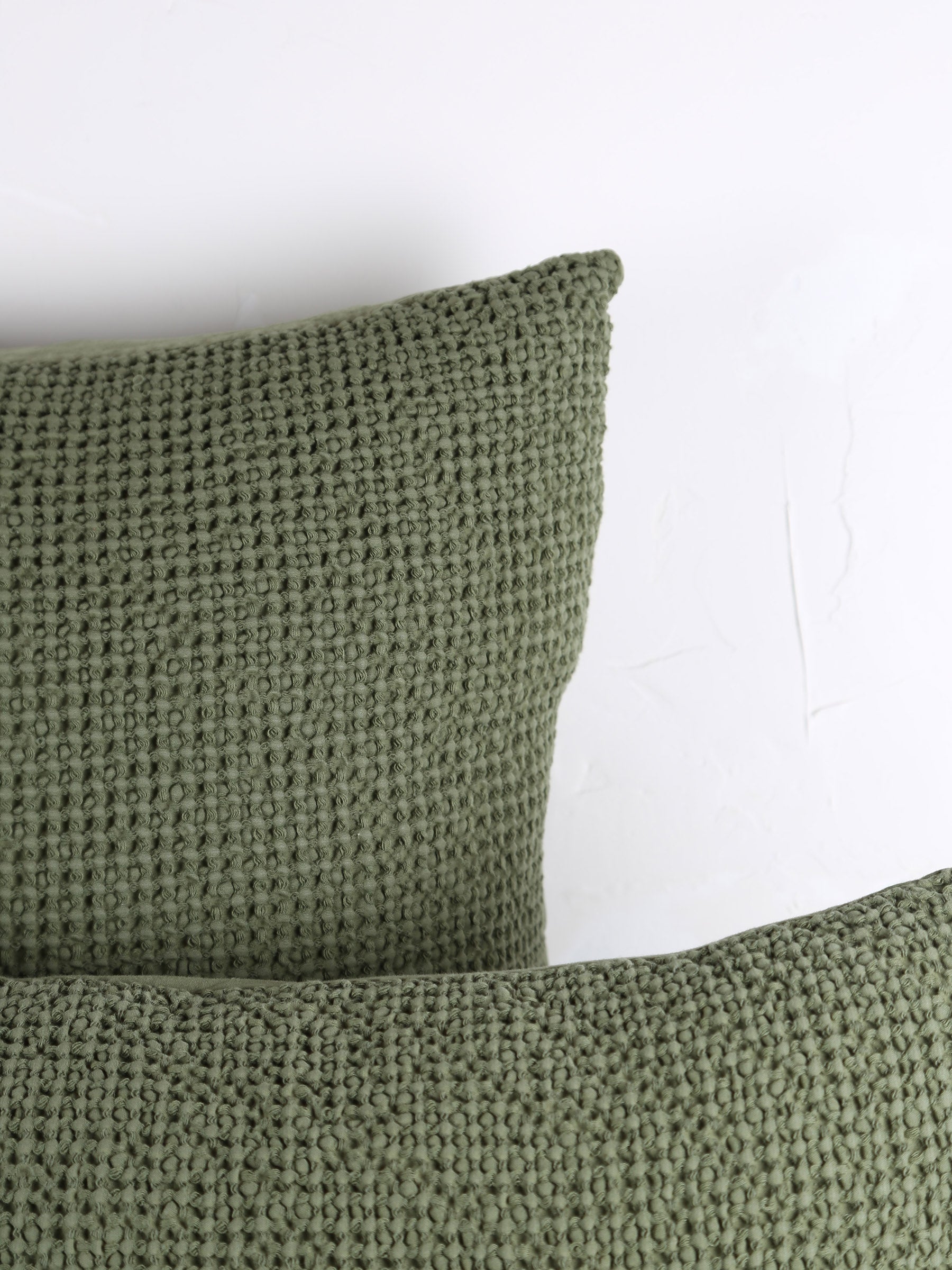 Maia Recycled Cotton Cushion - Eucalyptus - 2 Sizes Available