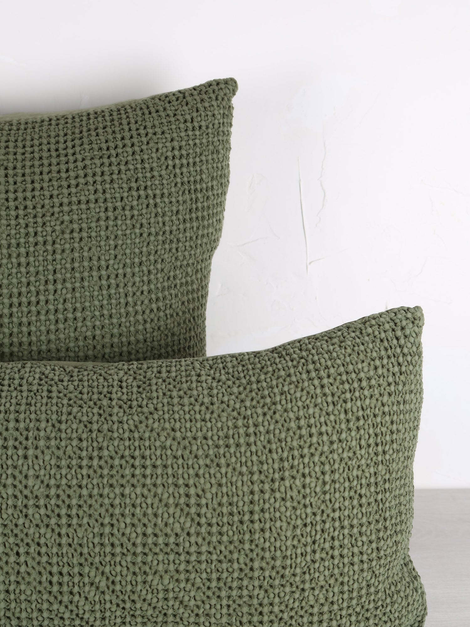 Maia Recycled Cotton Cushion - Eucalyptus - 2 Sizes Available