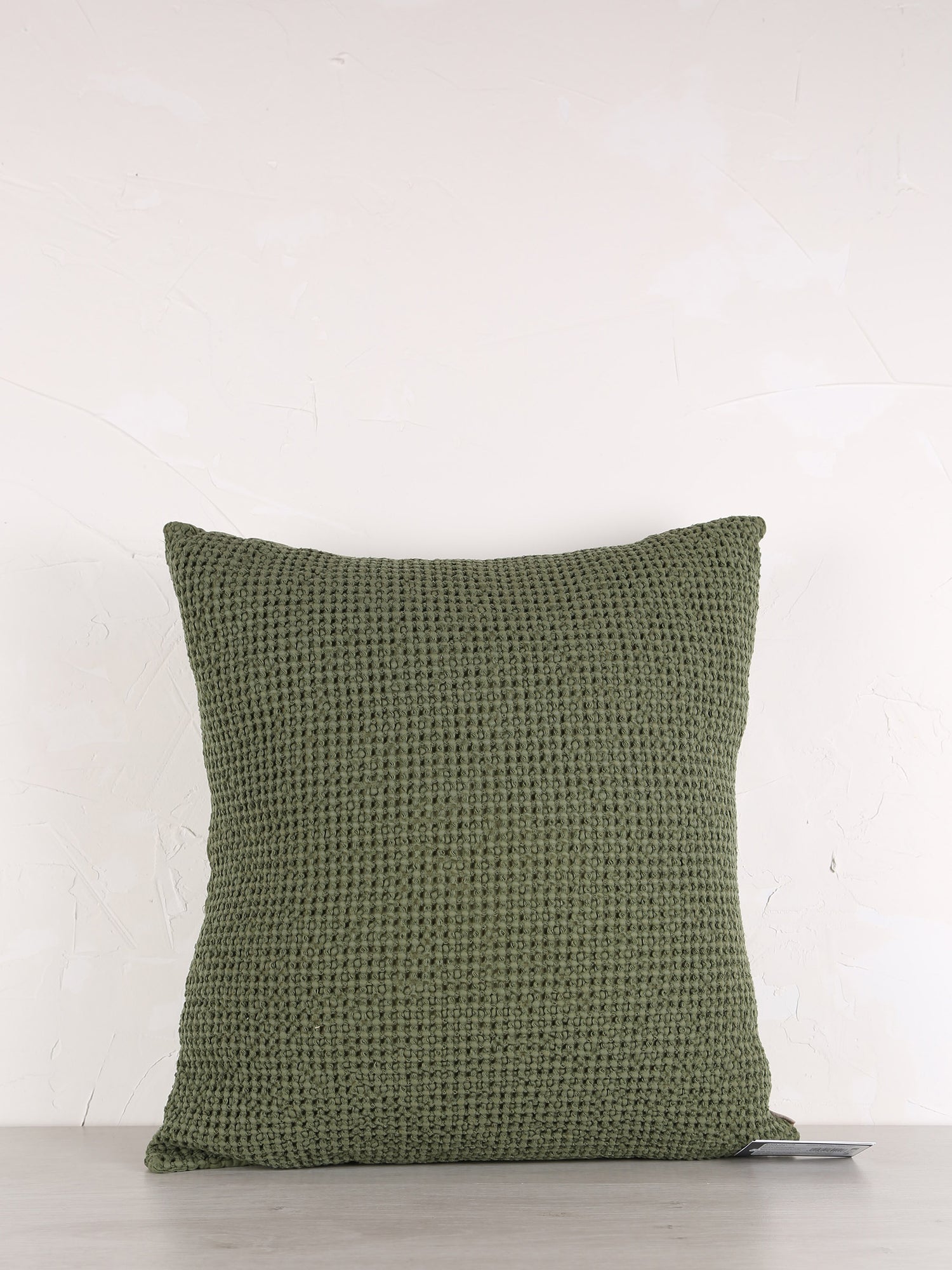 Maia Recycled Cotton Cushion - Eucalyptus - 2 Sizes Available