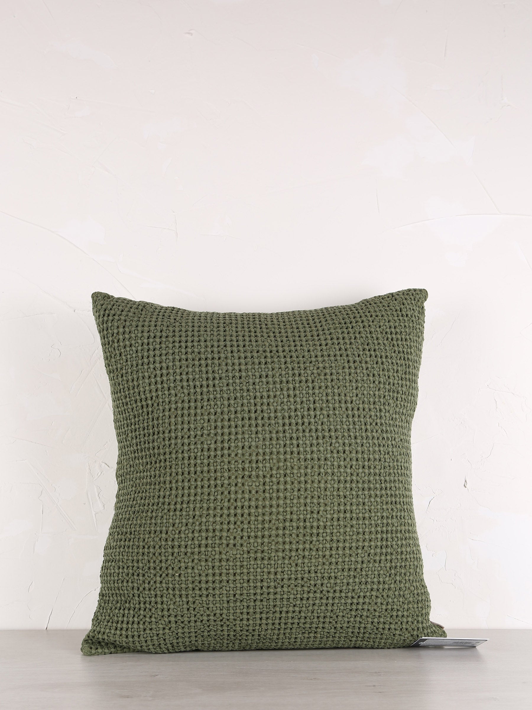 Maia Recycled Cotton Cushion - Eucalyptus - 2 Sizes Available