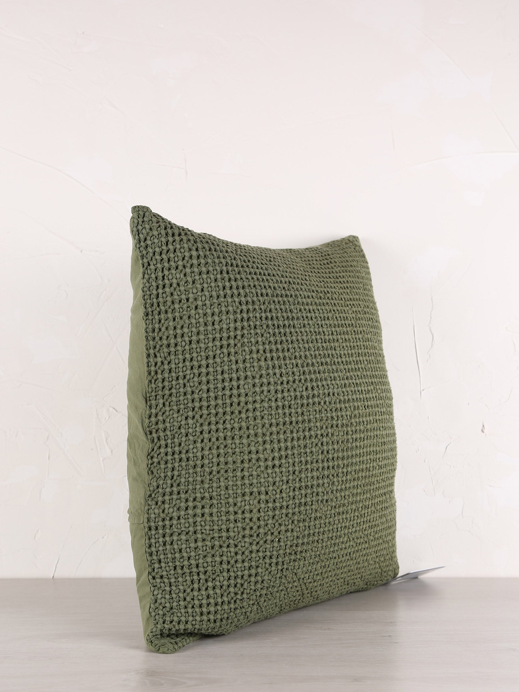 Maia Recycled Cotton Cushion - Eucalyptus - 2 Sizes Available
