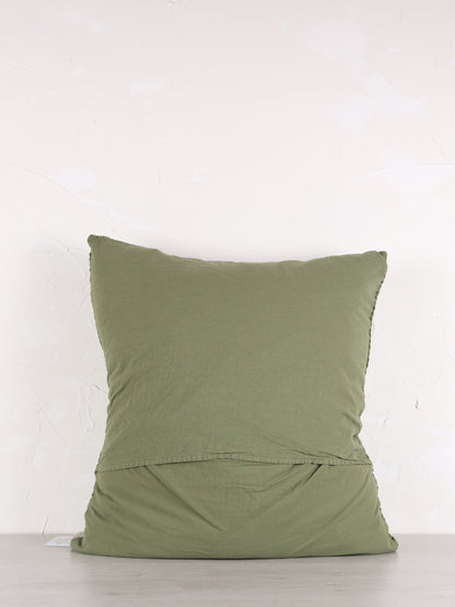 Maia Recycled Cotton Cushion - Eucalyptus - 2 Sizes Available