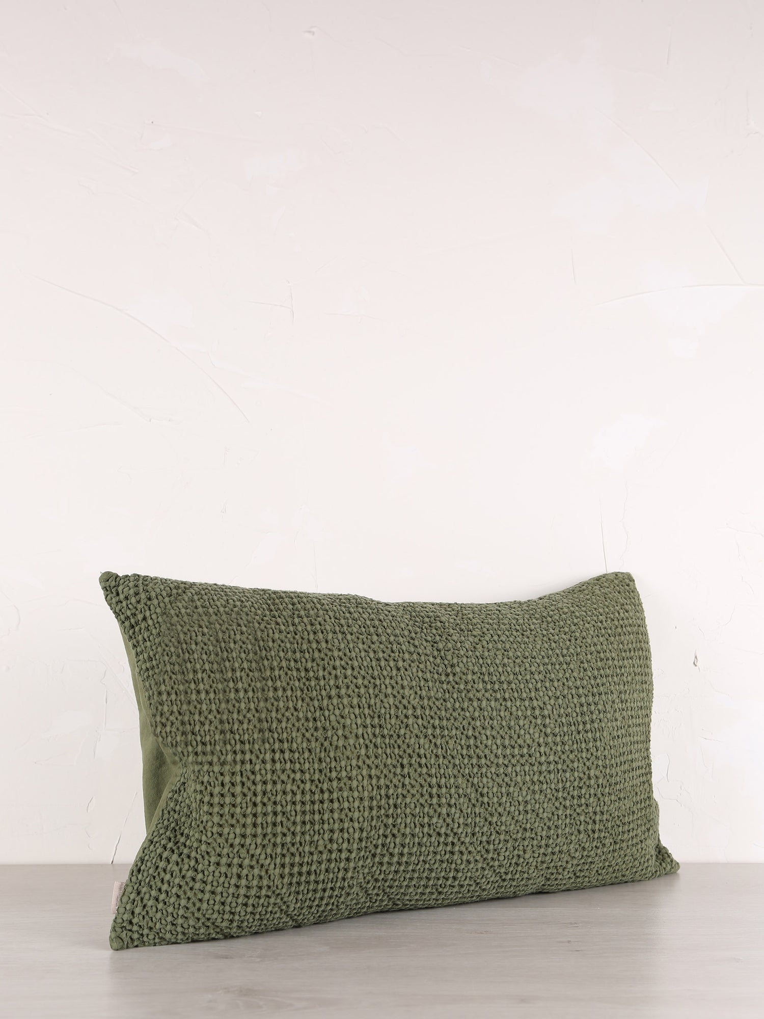 Maia Recycled Cotton Cushion - Eucalyptus - 2 Sizes Available
