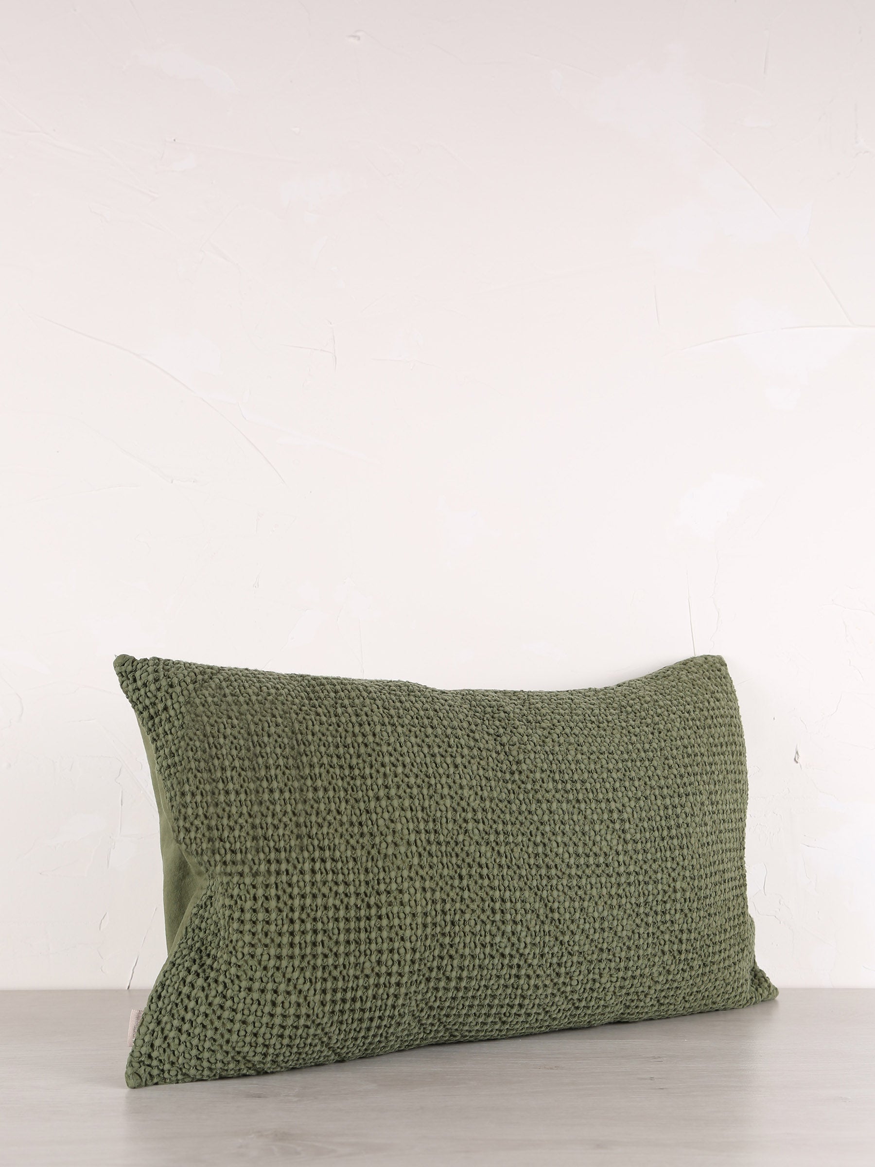 Maia Recycled Cotton Cushion - Eucalyptus - 2 Sizes Available