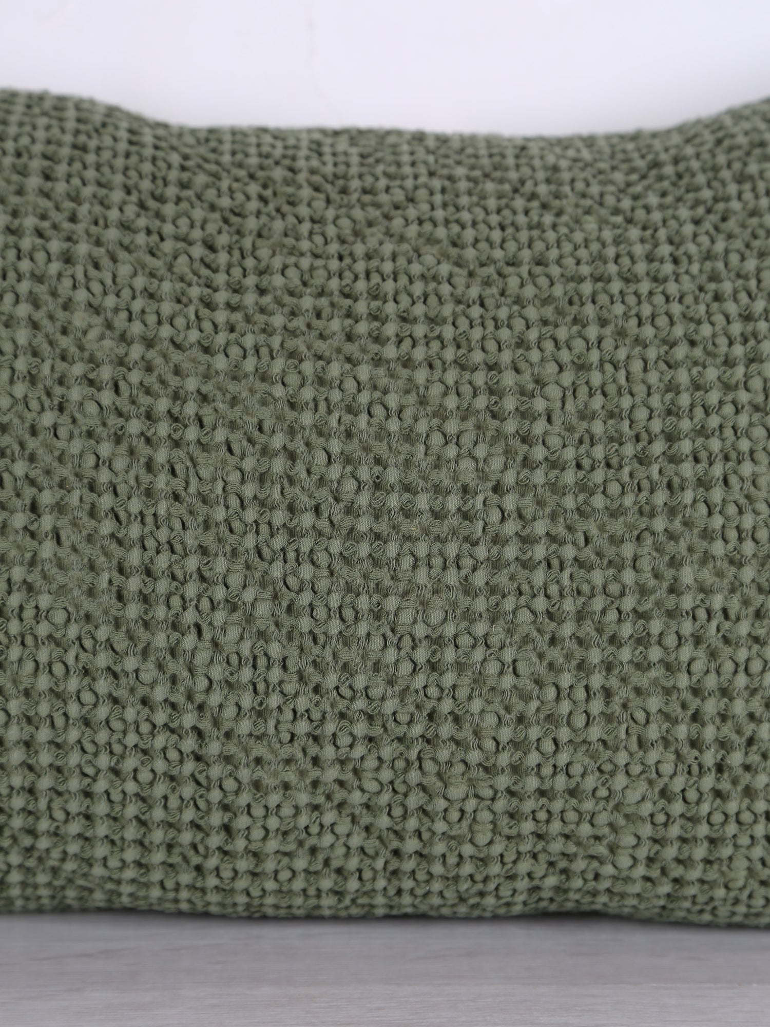 Maia Recycled Cotton Cushion - Eucalyptus - 2 Sizes Available