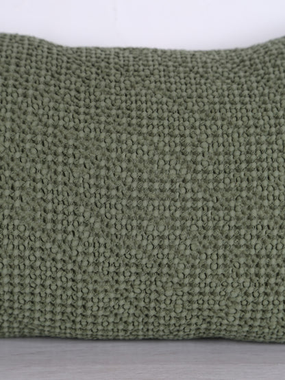 Maia Recycled Cotton Cushion - Eucalyptus - 2 Sizes Available