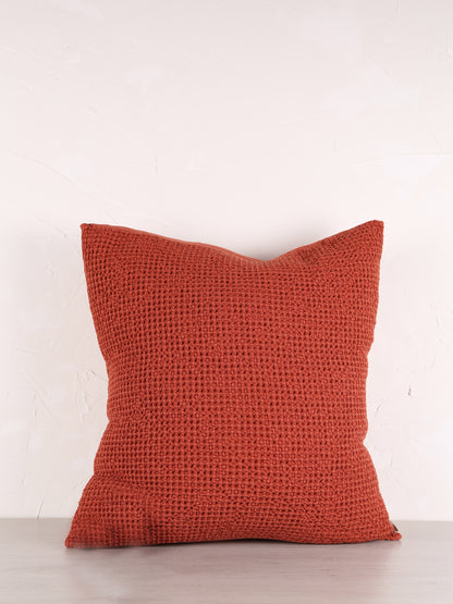 Maia Recycled Cotton Cushion - Sienne - 2 Sizes Available