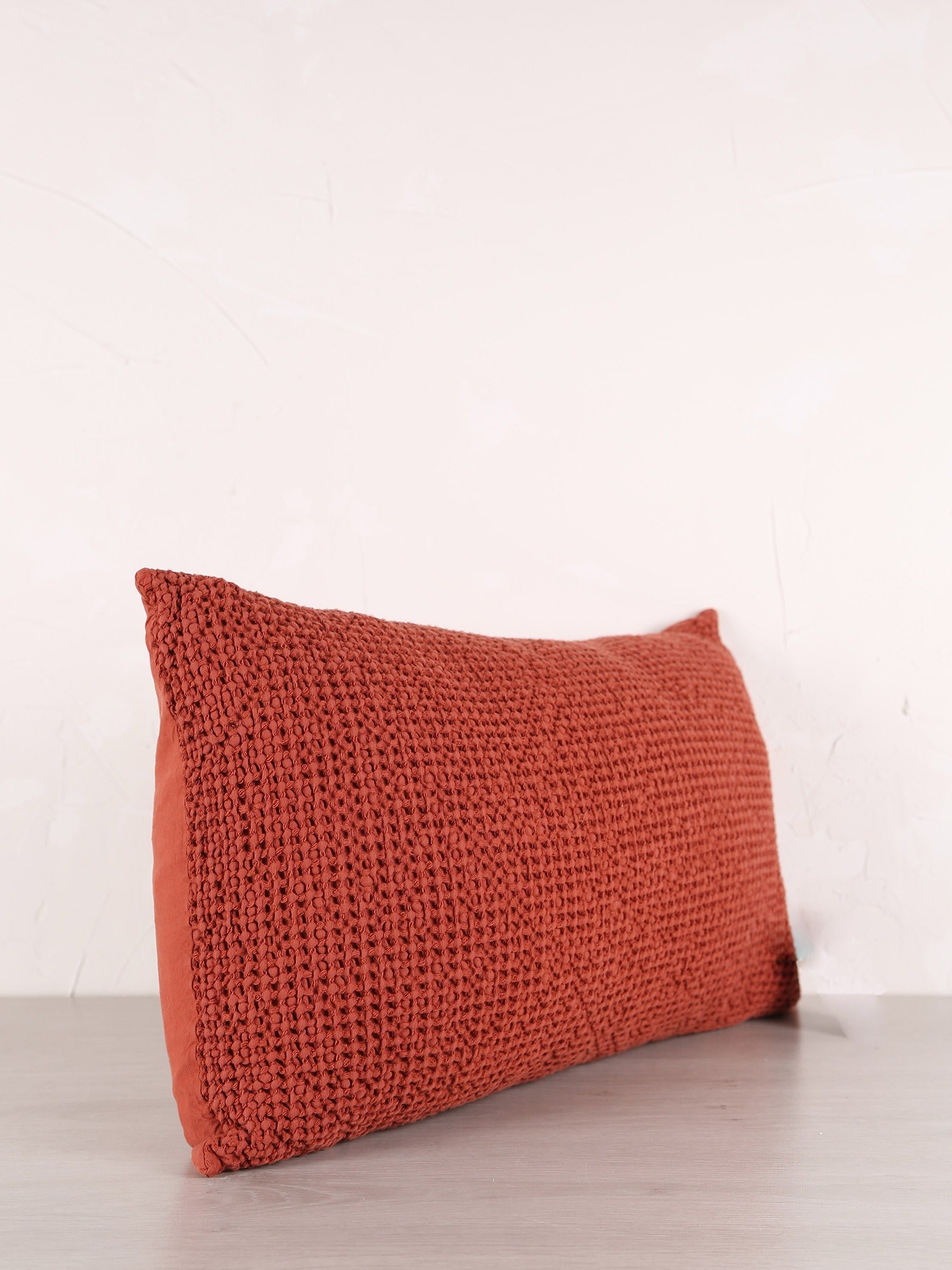 Maia Recycled Cotton Cushion - Sienne - 2 Sizes Available